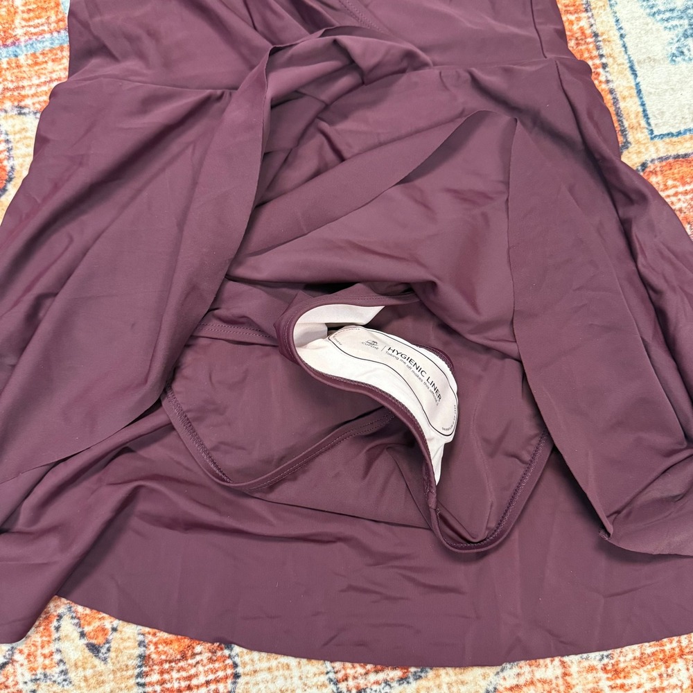 CUPSHINE NWT Burgundy Wrap Front Swim Dress Tummy Control One Piece Size M - Picture 4 of 5